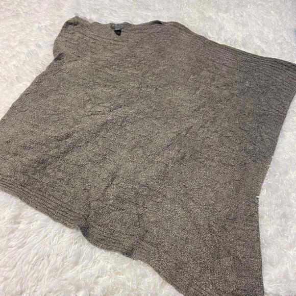 Barefoot Dreams Sweaters - Barefoot Dreams CozyChic Lite Asymmetrical Poncho One Size Soft Knit Blend